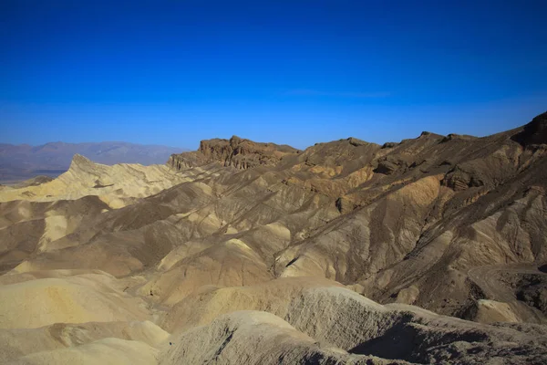 Kaliforniya Usa Ağustos 2015 Zabriskie Çevresindeki Manzara Kaya Oluşumları Ölüm — Stok fotoğraf