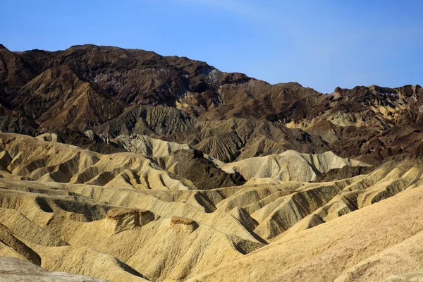 Kaliforniya Usa Ağustos 2015 Zabriskie Çevresindeki Manzara Kaya Oluşumları Ölüm — Stok fotoğraf