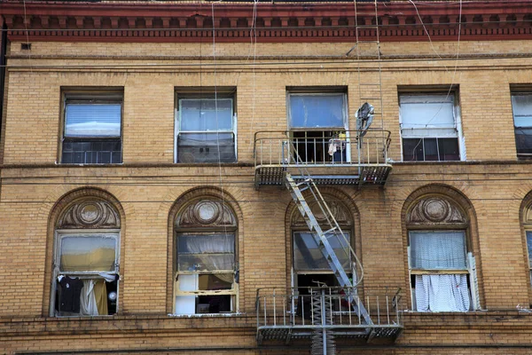 San Francisco Californië Usa Augustus 2015 Een Gevel Chinatown Wijk Stockafbeelding