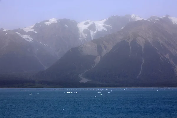 Glaciar Hubbard Alaska Estados Unidos Agosto 2019 Vista Desde Cubierta —  Fotos de Stock