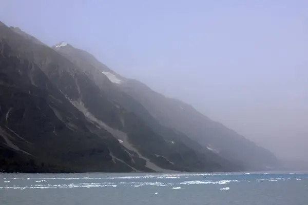 Glaciar Hubbard Alasca Eua Agosto 2019 Vista Convés Cruzeiros Perto — Fotografia de Stock