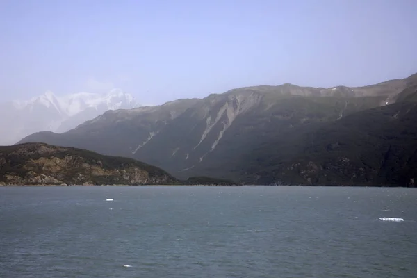 Hubbard Glacier Alaska Usa August 2019 Blick Vom Kreuzfahrtdeck Der — Stockfoto