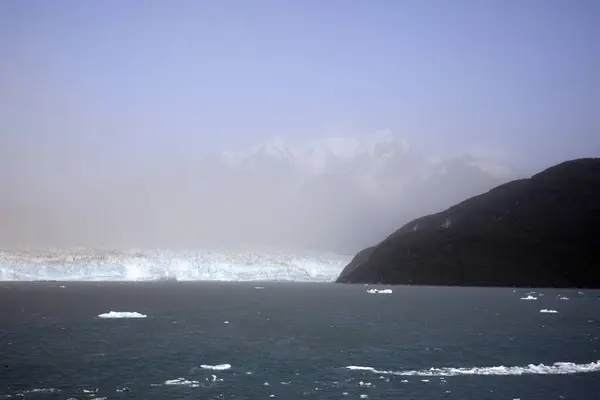 Glacier Hubbard Alaska États Unis Août 2019 Vue Depuis Pont — Photo
