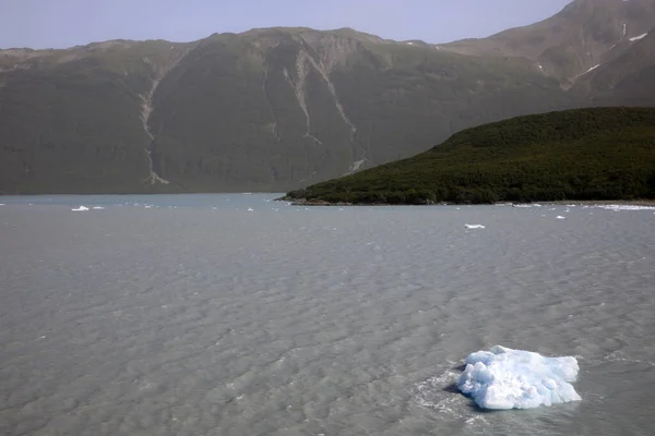 Hubbard Glacier Alaska Usa August 2019 View Ship Cruise Deck — 图库照片