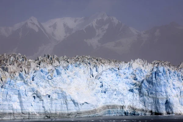 Glacier Hubbard Alaska États Unis Août 2019 Glacier Hubbard Seward — Photo