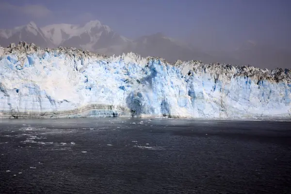 Glacier Hubbard Alaska États Unis Août 2019 Glacier Hubbard Seward — Photo