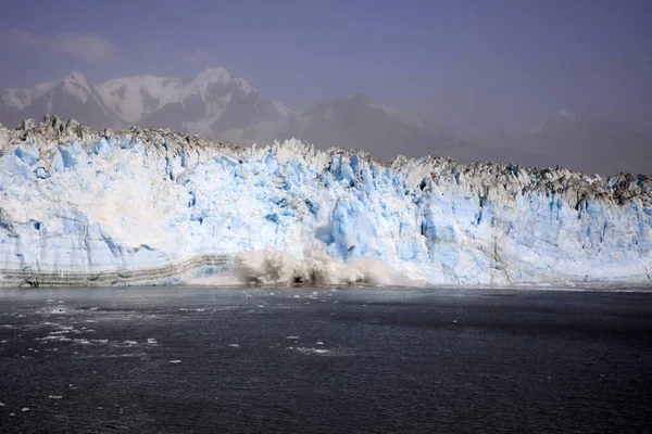 Glacier Hubbard Alaska États Unis Août 2019 Glacier Hubbard Seward — Photo