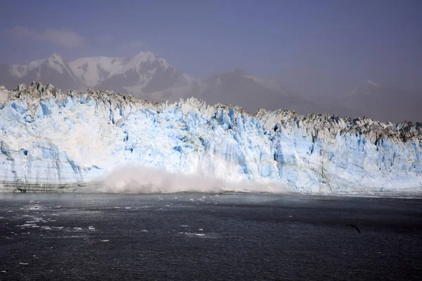 Glacier Hubbard Alaska États Unis Août 2019 Glacier Hubbard Seward — Photo