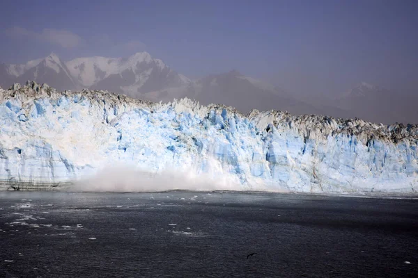 Glacier Hubbard Alaska États Unis Août 2019 Glacier Hubbard Seward — Photo