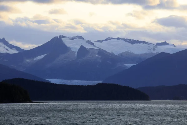 Hubbard Gletsjer Alaska Usa Augustus 2019 Uitzicht Vanaf Het Cruisedek — Stockfoto