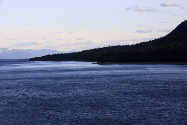 Hubbard Gletsjer Alaska Usa Augustus 2019 Uitzicht Vanaf Het Cruisedek — Stockfoto