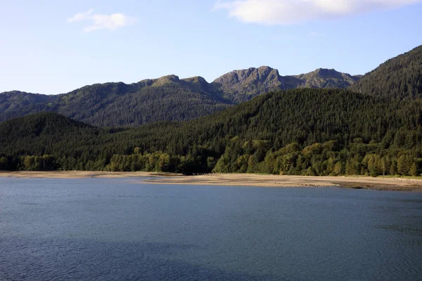 Juneau Alaska Usa Αυγούστου 2019 Θέα Από Κατάστρωμα Κρουαζιερόπλοιων Κοντά — Φωτογραφία Αρχείου