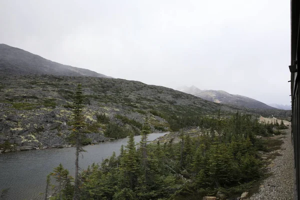 Skagway Alaska Usa August 2019 Blick Auf Den Weißen Pass — Stockfoto