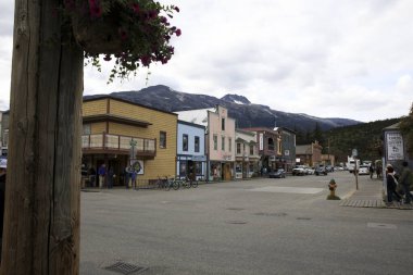Skagway, Alaska / Usa - 12 Ağustos 2019: Skagway Town, Skagway, Alaska, Usa