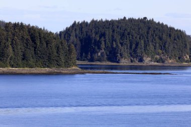 Strait Point, Alaska / Usa - 13 Ağustos 2019: Strait Point kıyı şeridi, Boğaz Noktası, Alaska, Usa