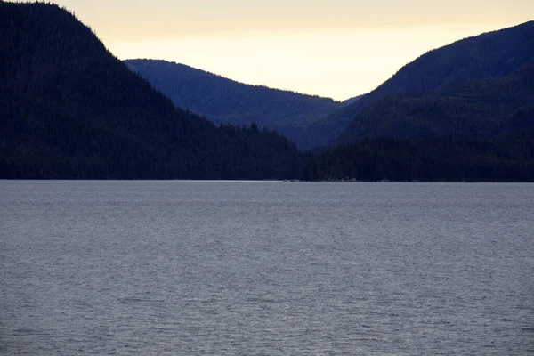 Alaska Usa August 2019 Alaska Coastline View Cruise Ship Deck — Stock Photo, Image