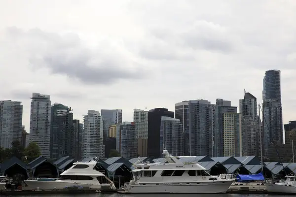 Vancouver America Augusti 2019 Vancouver Utsikt Från Stanley Park Vancouver — Stockfoto