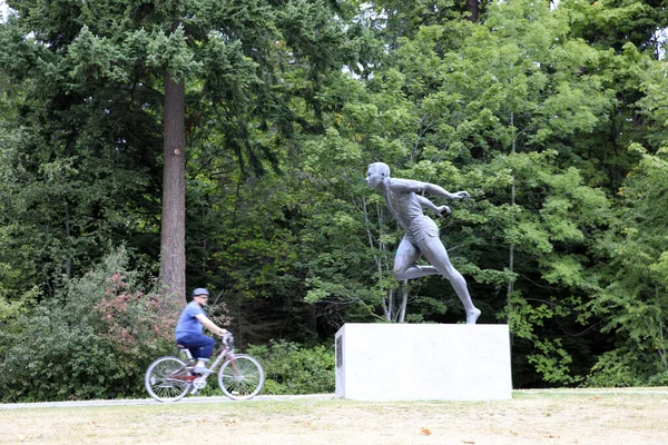 Vancouver Stany Zjednoczone Sierpnia 2019 Pomnik Harry Ego Jerome Stanley — Zdjęcie stockowe