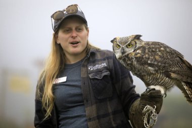 Vancouver, Amerika - 18 Ağustos 2019 Grouse Mountain, Vancouver, Amerika