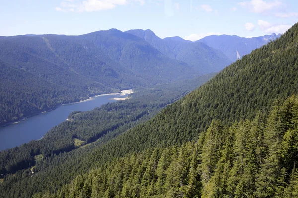 Vancouver Ameryka Sierpnia 2019 Widok Góry Grouse Vancouver Stany Zjednoczone — Zdjęcie stockowe