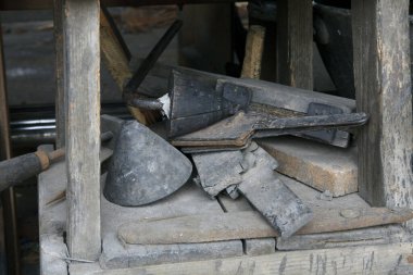 Algaida Es Pla, Mayorka / İspanya - 25 Ağustos 2016: El yapımı cam üretim fabrikası Guardiola, Algaida Es Pla, Mallorca, Balear Adaları, İspanya.  