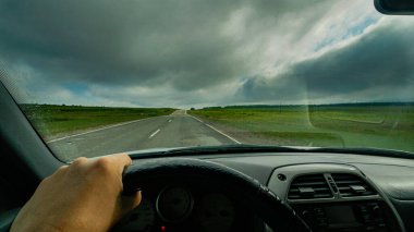 Road to the beginning of the storm.