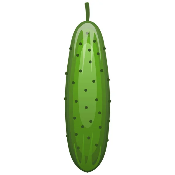 Pepino Plantilla Vectores Verduras — Vector de stock