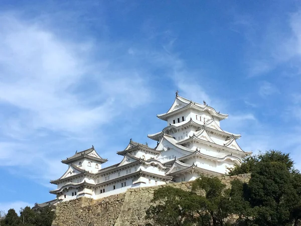 Istana Himeji Juga Dikenal Sebagai Puri Heron Putih Hari Yang — Stok Foto