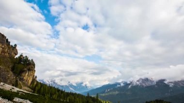 Dolomitler, Alpler, İtalya 'da Günbatımı