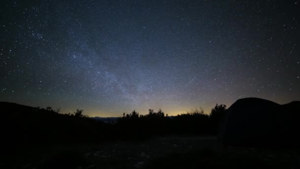 Astrolapse Montsec Lleida Pyrénées Catalogne Espagne — Video