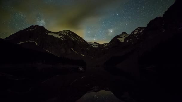 Voie Lactée Ibon Plan Aragon Pyrénées Espagne — Video