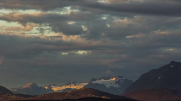 Autumn sunrise in northern Norway — Stock Footage Autumn Sunrise Northern Norway Stock Footage