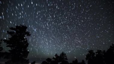 La Palma, Kanarya Adaları, İspanya 'da yıldız yolu ve zodyak ışığı