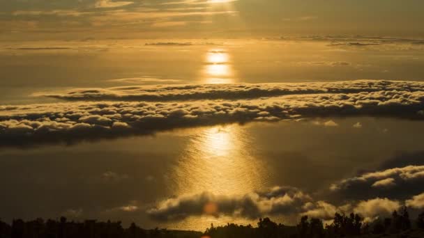 Salida Del Sol Palma Islas Canarias España — Vídeos de Stock