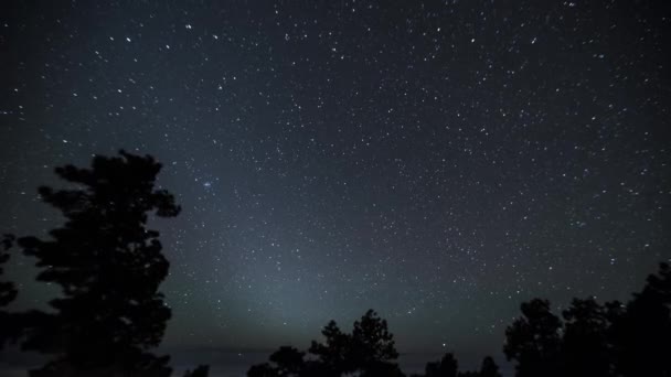 Astrolapse Luz Zodiacal Palma Ilhas Canárias Espanha — Vídeo de Stock