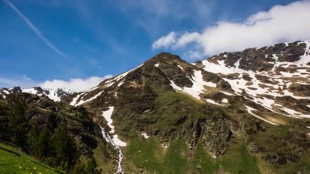 Primavera Andorra Pirenei — Video Stock