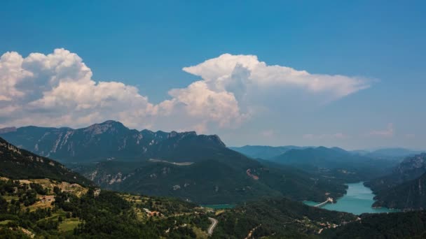 Crescita Cumulunimbus Bergueda Barcellona Catalogna Spagna — Video Stock