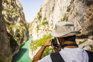 Congost De Montrebei, Lleida, İspanya 'da bir yaz günü