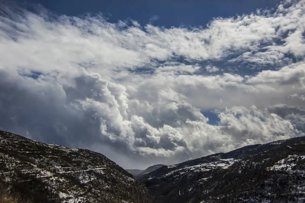 Zima Cerdanya Pyreneje Španělsko — Stock fotografie