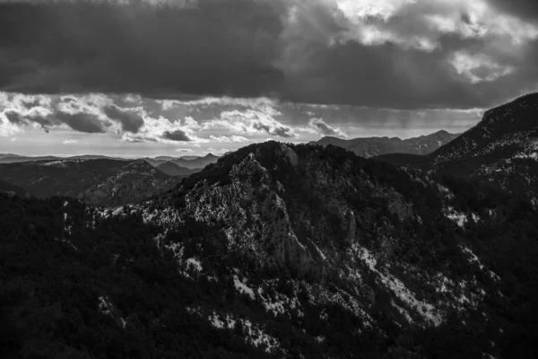 Zima Cerdanya Pyreneje Španělsko — Stock fotografie