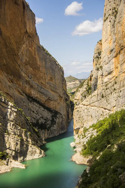 Θερινή Μέρα Στο Congost Montrebei Lleida Ισπανία — Φωτογραφία Αρχείου