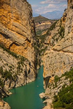 Congost De Montrebei, Lleida, İspanya 'da yaz günü