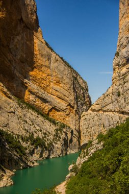 Congost De Montrebei, Lleida, İspanya 'da yaz günü