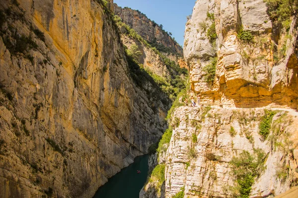 Θερινή Μέρα Στο Congost Montrebei Lleida Ισπανία — Φωτογραφία Αρχείου