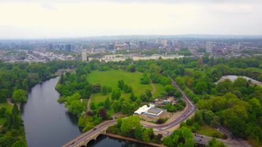 Londra 'daki Hyde Park' ın hava görüntüsü.