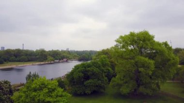 Londra 'daki Hyde Park' ın hava görüntüsü.