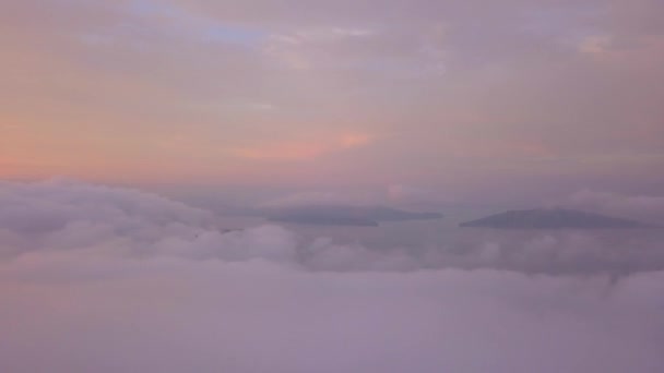 Vista aerea del tramonto il ponte cancello d'oro a san francisco — Video Stock