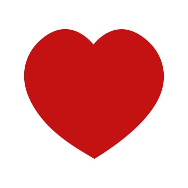 Kırmızı kalp simgesi simgesi 