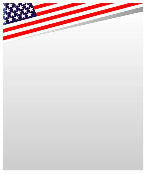Рамка флага США — стоковый вектор