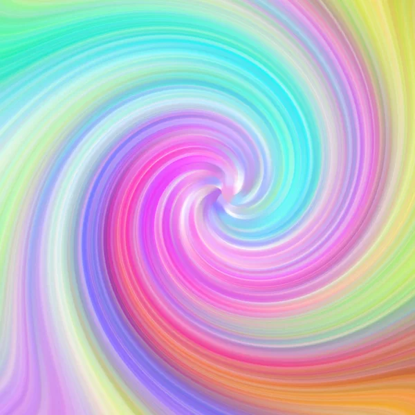 Abstract Rainbow Swirl Colorful Pattern Background — ストック写真